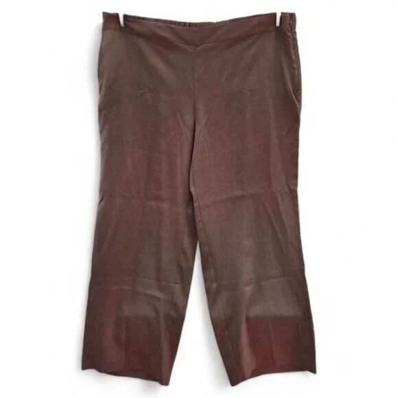 JJill Pure Jill NWOT Draped Wide Leg Pants in Shale (Size 2XL) - Picture 2 of 9